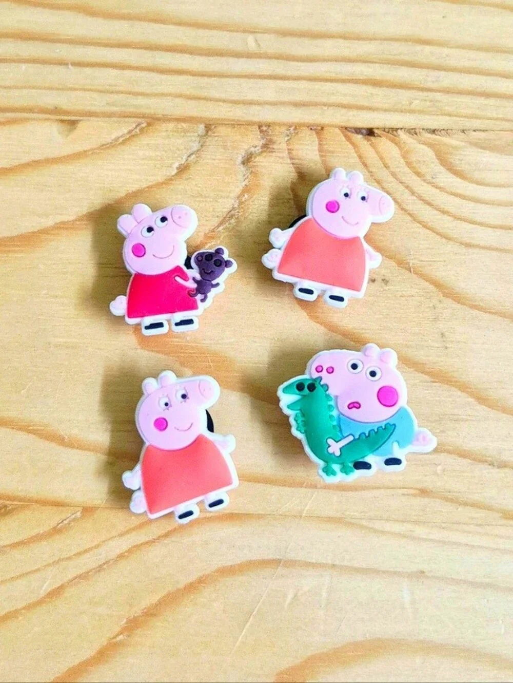 Peppa Pig Shoe Charms Set for Crocs & Clogs - 4 Piece Pack